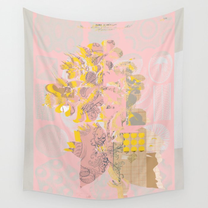 the first plant · tuesday mix mit resten Wall Tapestry Gallery Image 4