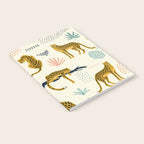 Abstract jaguar leopard memphis cute pattern Notebook Gallery Image 2