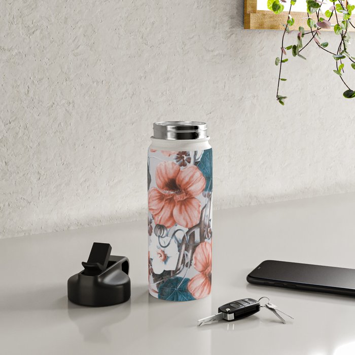 Flowers 9 Water Bottle Gallery Image 4