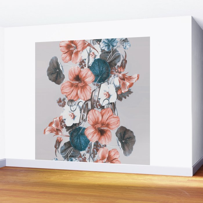 Flowers 9 Wall Mural Gallery Image 2