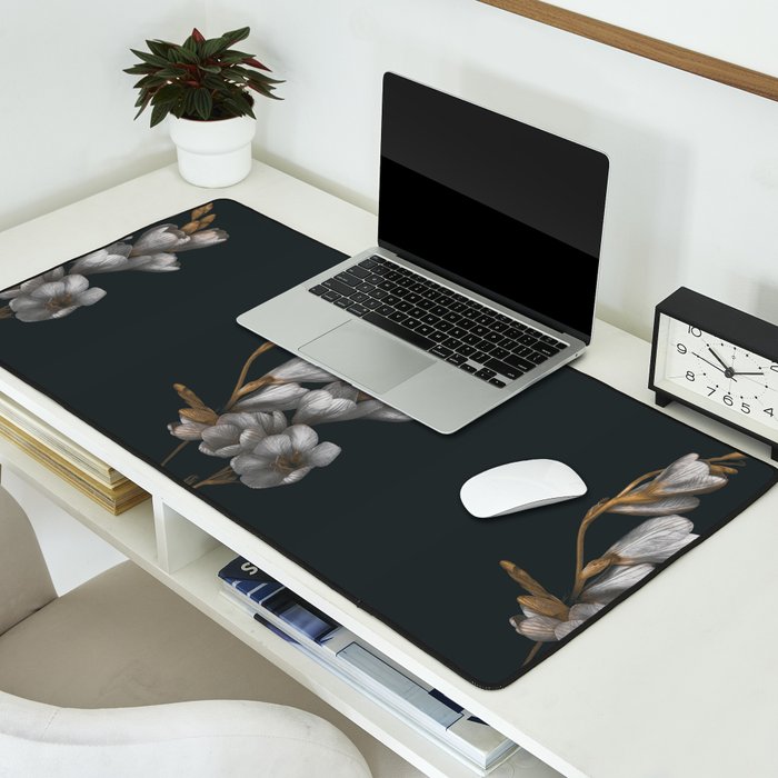 Night Flowers Desk Mat Gallery Image 2