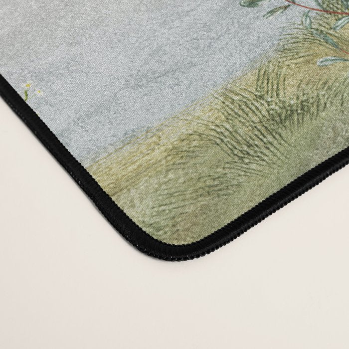 Chinoiserie Cherry Blossom Pagoda Zen Garden Landscape Desk Mat Gallery Image 4