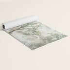 Chinoiserie Cherry Blossom Pagoda Zen Garden Landscape Yoga Mat Gallery Image 2