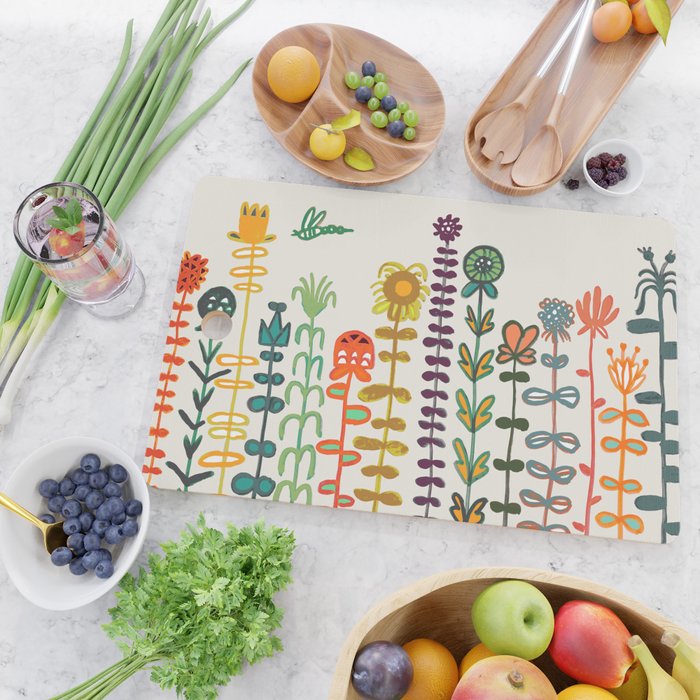 Happy garden Cutting Board Gallery Image 2