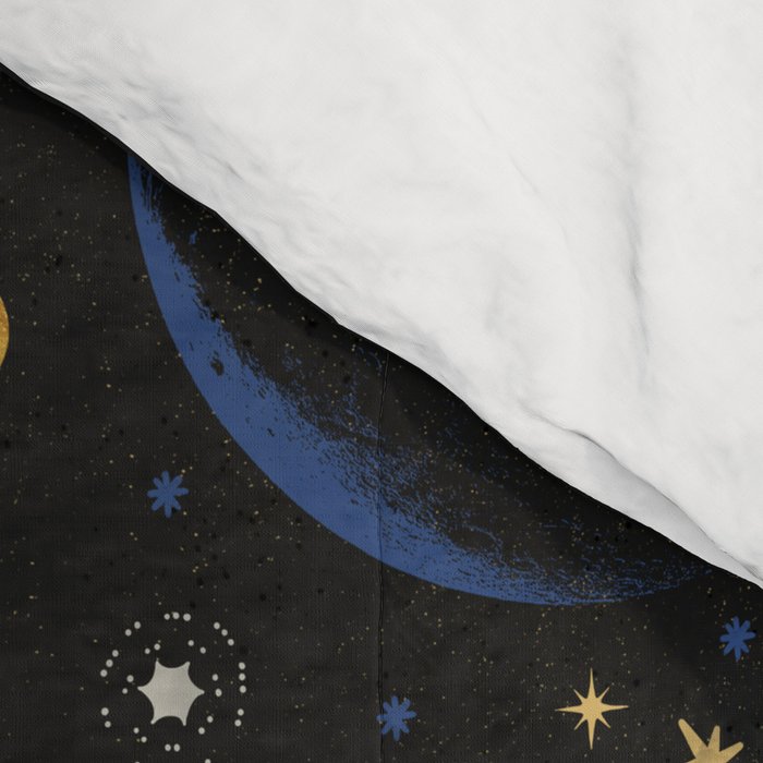 Night sky of stars 24 Comforter Gallery Image 4