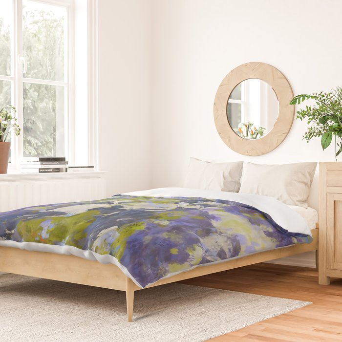 Violet Afterlight I Veil Duvet Cover Gallery Image 2