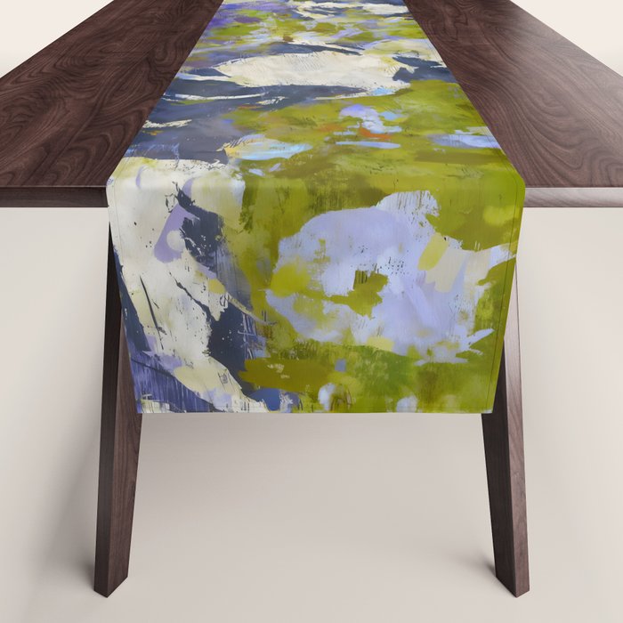 Violet Afterlight I Veil Table Runner Gallery Image 1