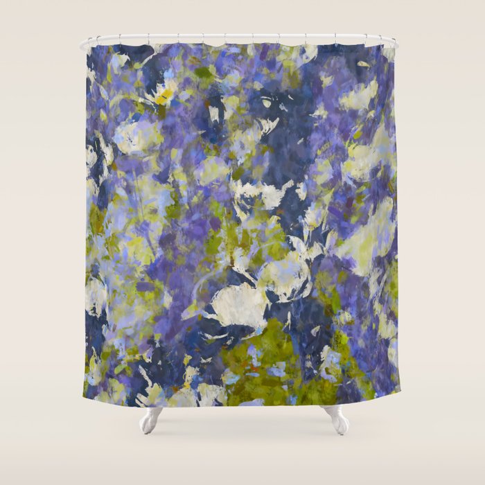 Violet Afterlight I Veil Shower Curtain Gallery Image 1