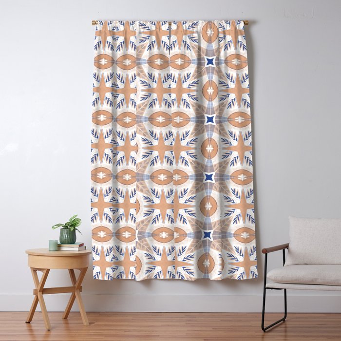 Summer Tile BP 24 Window Curtain Gallery Image 1
