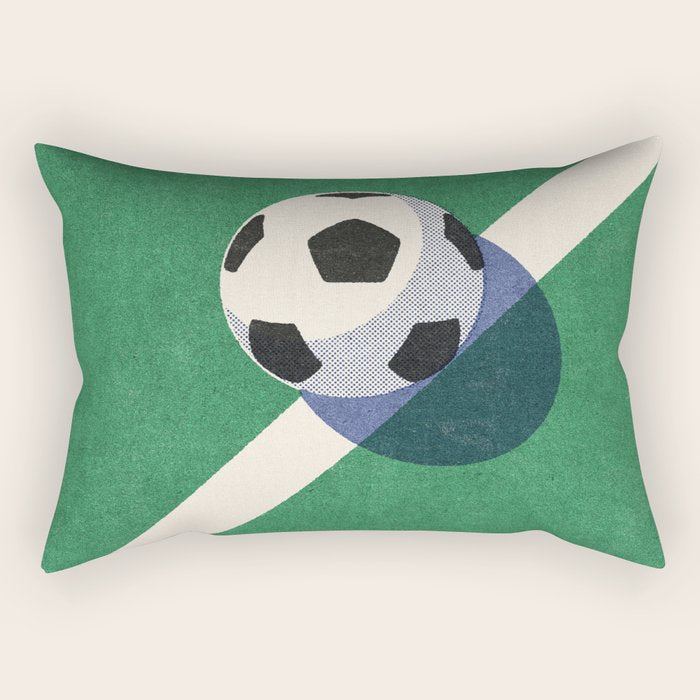 BALLS / Football I Rectangular Pillow Gallery Image 1