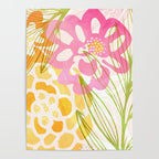 Bouquet of Love Floral Pattern Poster Gallery Image 4