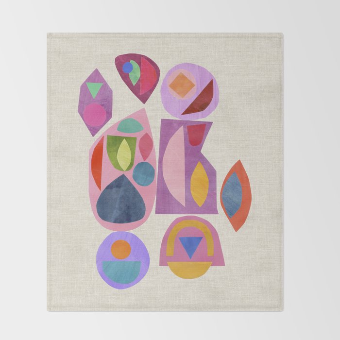 Midnight Mirror ii Throw Blanket Gallery Image 2