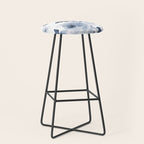 Floral Kingdom Watercolor Navy Blue Painting Of Flowers Peony Stool Gallery Image 1