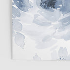 Floral Kingdom Watercolor Navy Blue Painting Of Flowers Peony Poster Gallery Image 3