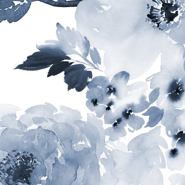 Floral Kingdom Watercolor Navy Blue Painting Of Flowers Peony Coffee Mug Gallery Image 2