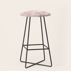 Mermaid Pattern, Pink Aesthetic Stool Gallery Image 1