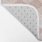 Mermaid Pattern, Pink Aesthetic Bath Mat Gallery Image 2