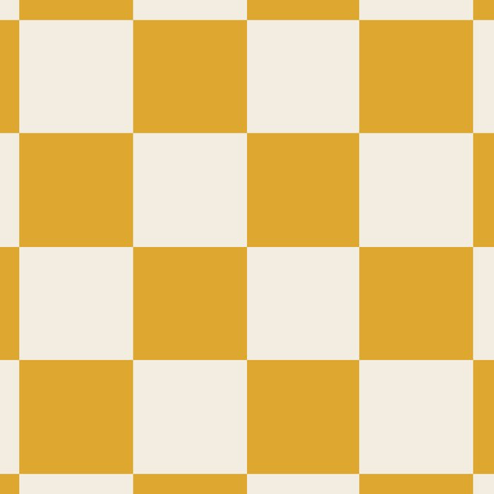 Checkered (Yellow Cream) Coffee Mug Gallery Image 2