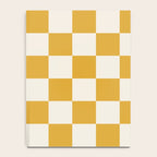 Checkered (Yellow Cream) Notebook Gallery Image 4