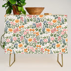 Flowers of the Meadow - beige Credenza Gallery Image 1