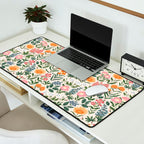 Flowers of the Meadow - beige Desk Mat Gallery Image 2
