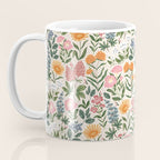Flowers of the Meadow - beige Coffee Mug Gallery Image 3