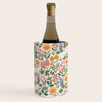 Flowers of the Meadow - beige Wine Chiller Gallery Image 2