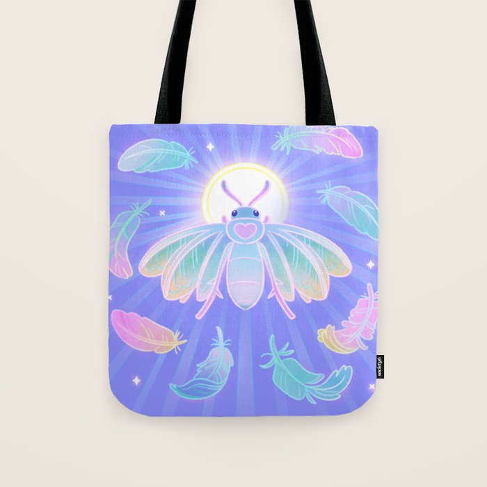 White plume moth Tote Bag Gallery Image 1
