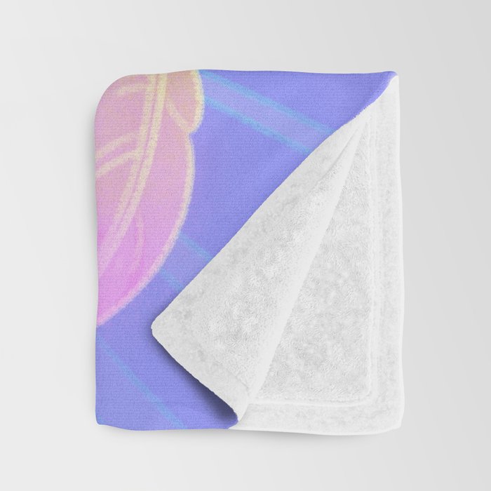 White plume moth Throw Blanket Gallery Image 3