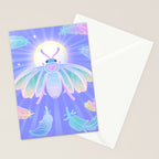 White plume moth Stationery Card Gallery Image 2