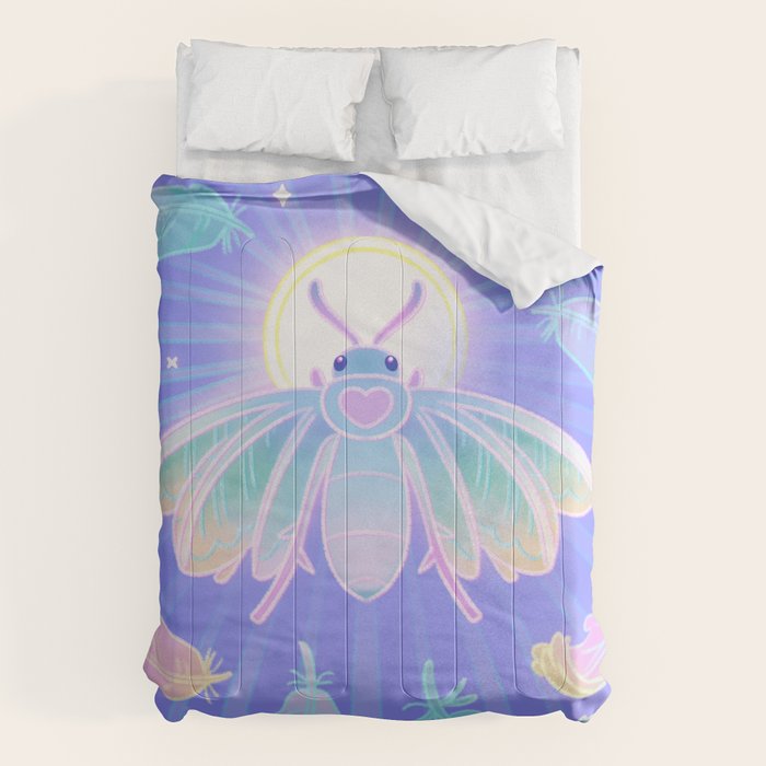 White plume moth Comforter Gallery Image 6