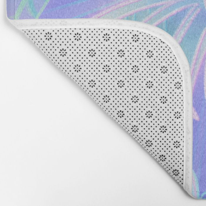 White plume moth Bath Mat Gallery Image 2