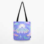White plume moth Tote Bag Gallery Image 2