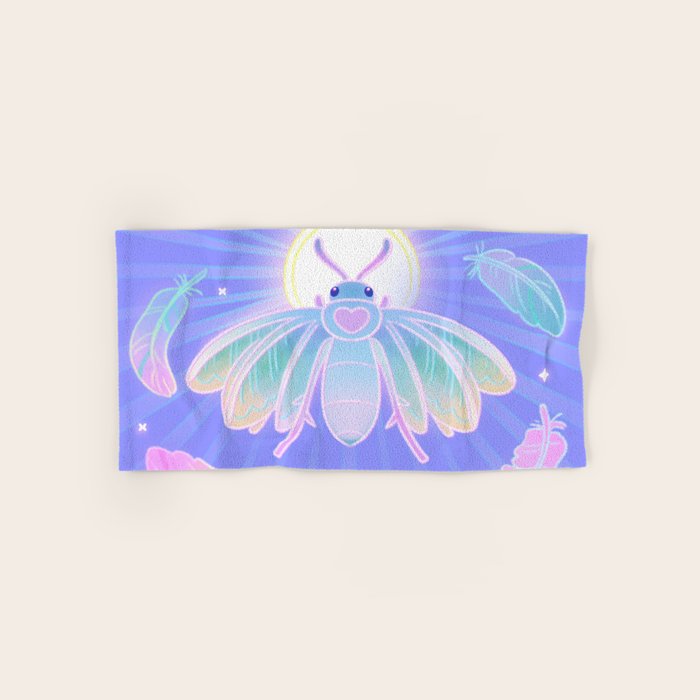 White plume moth Bath Towel Gallery Image 1