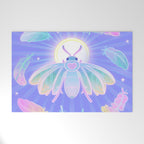 White plume moth Welcome Mat Gallery Image 1