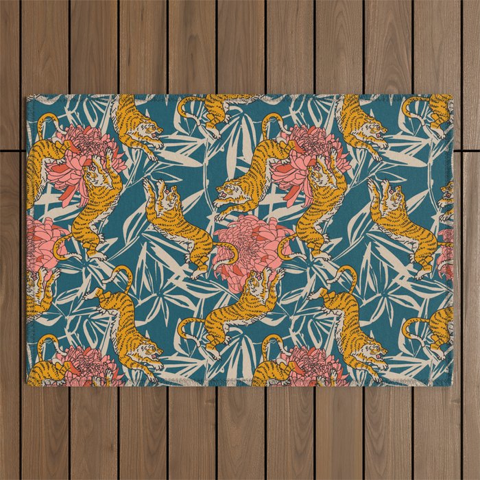 BENGAL CORA TIGER Outdoor Rug Gallery Image 1