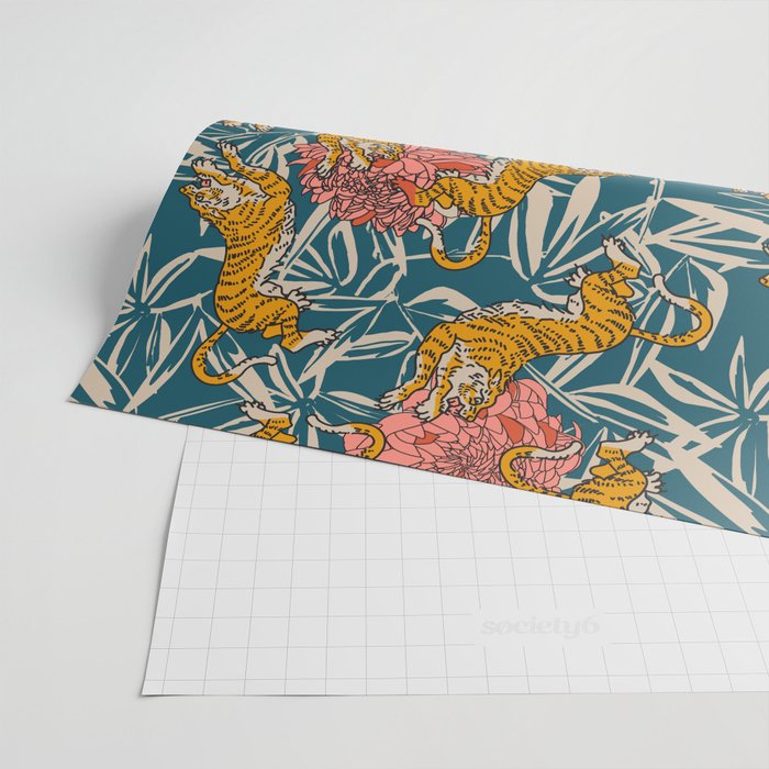 BENGAL CORA TIGER Wrapping Paper Gallery Image 2