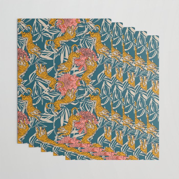 BENGAL CORA TIGER Wrapping Paper Gallery Image 3