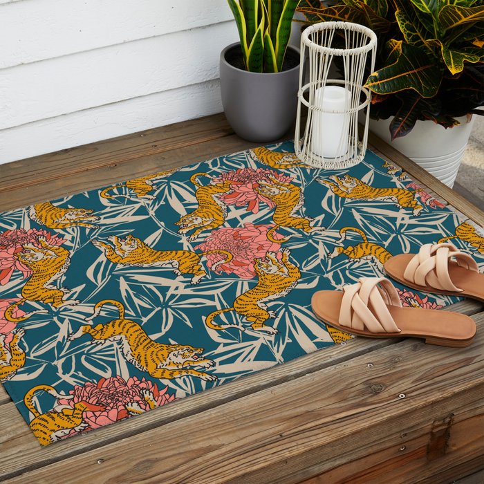 BENGAL CORA TIGER Outdoor Rug Gallery Image 2