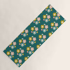 Blooming Flower - Green  Yoga Mat Gallery Image 1