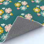 Blooming Flower - Green  Rug Gallery Image 4