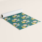 Blooming Flower - Green  Yoga Mat Gallery Image 2