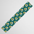 Blooming Flower - Green  Table Runner Gallery Image 3