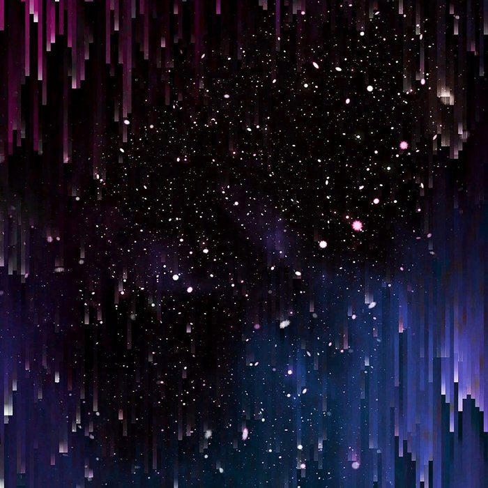Ultra Violet Glitch Galaxy Coffee Mug Gallery Image 2