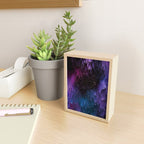 Ultra Violet Glitch Galaxy Mini Art Print Gallery Image 2