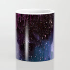 Ultra Violet Glitch Galaxy Coffee Mug Gallery Image 4