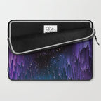 Ultra Violet Glitch Galaxy Laptop Sleeve Gallery Image 2