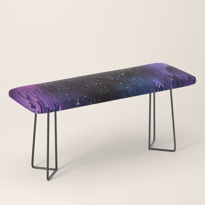 Ultra Violet Glitch Galaxy Bench Gallery Image 1