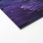 Ultra Violet Glitch Galaxy Welcome Mat Gallery Image 2