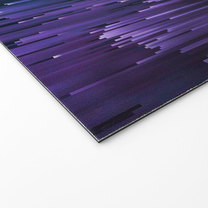Ultra Violet Glitch Galaxy Welcome Mat Gallery Image 2